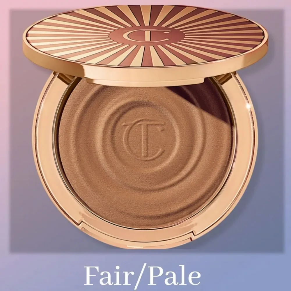 New Charlotte Tilbury Beautiful Skin Sun-Kissed Glow Cream Bronzer